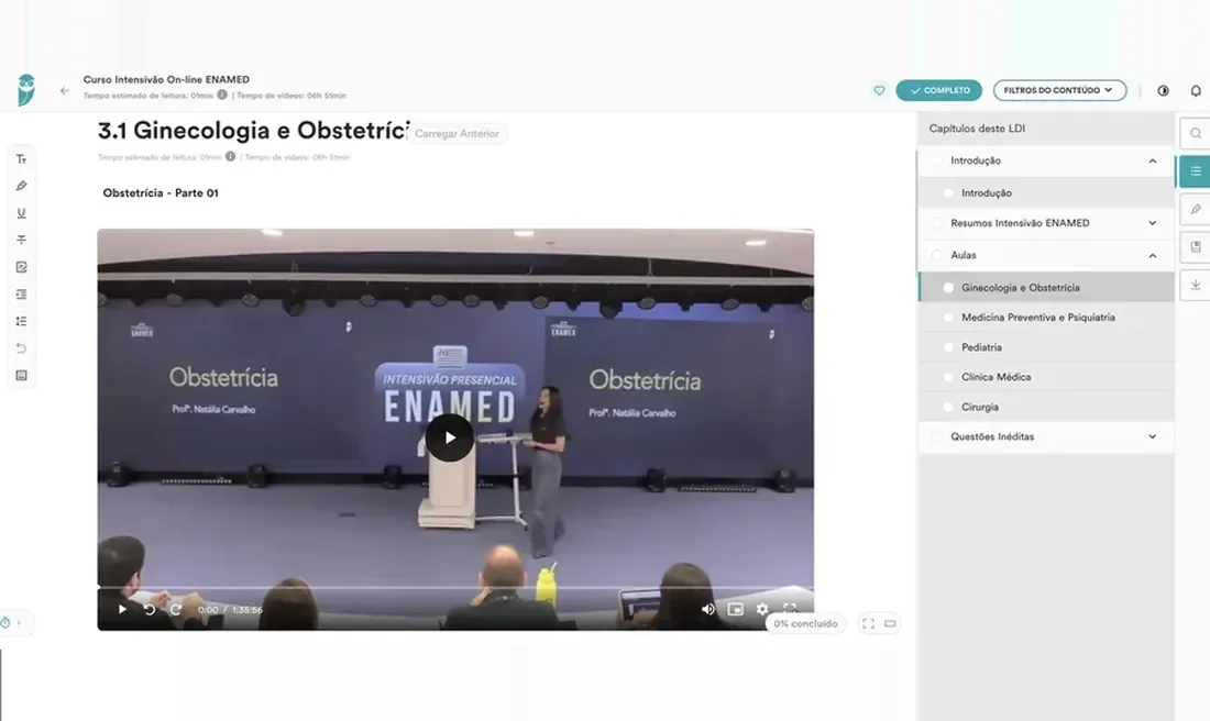 Videoaulas Estratégia MED